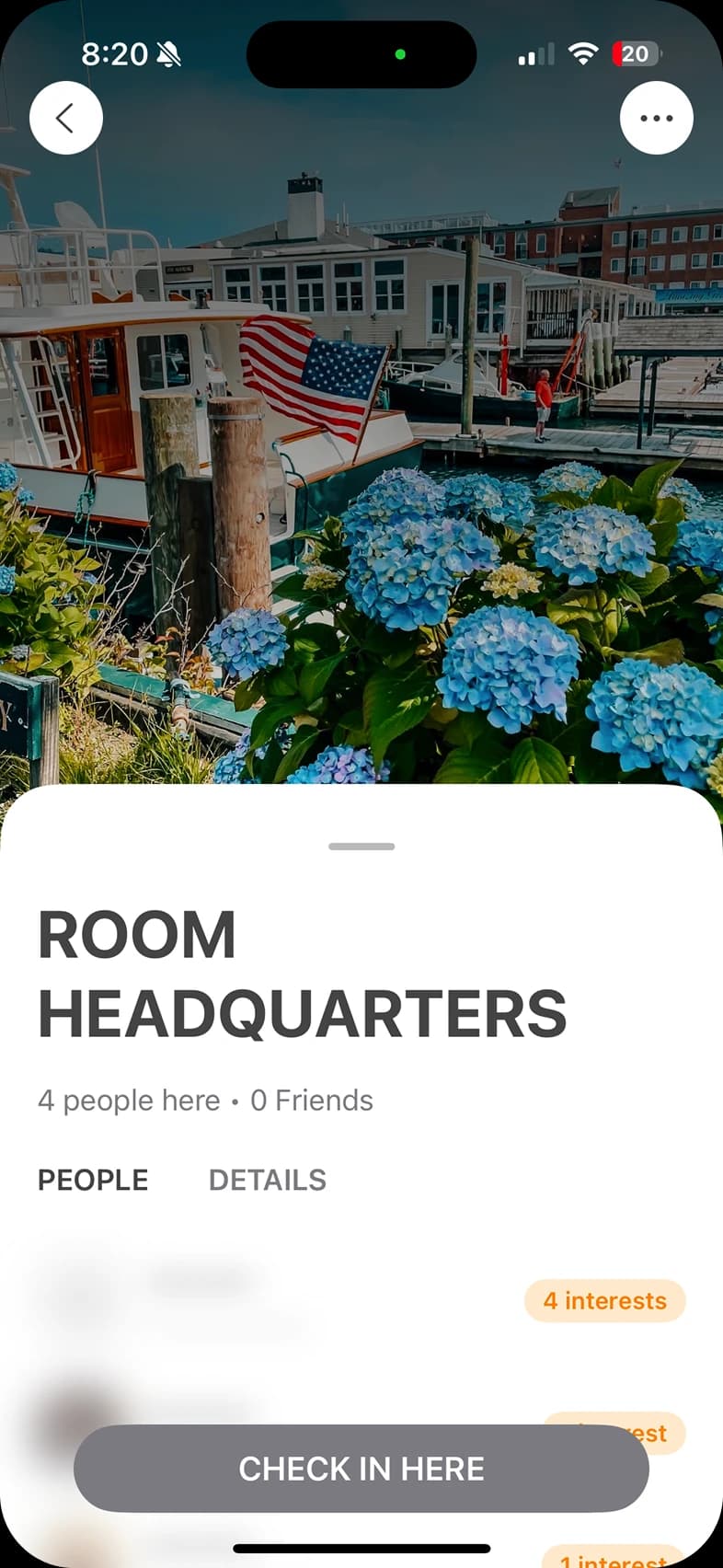 Old Room UI screenshot 2